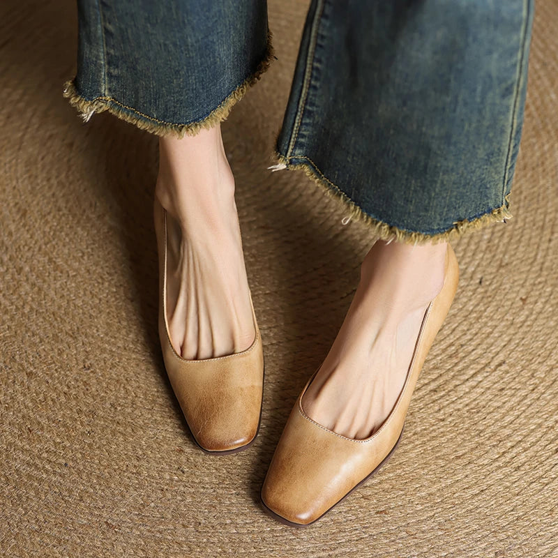 Diara Genuine Leather Heels