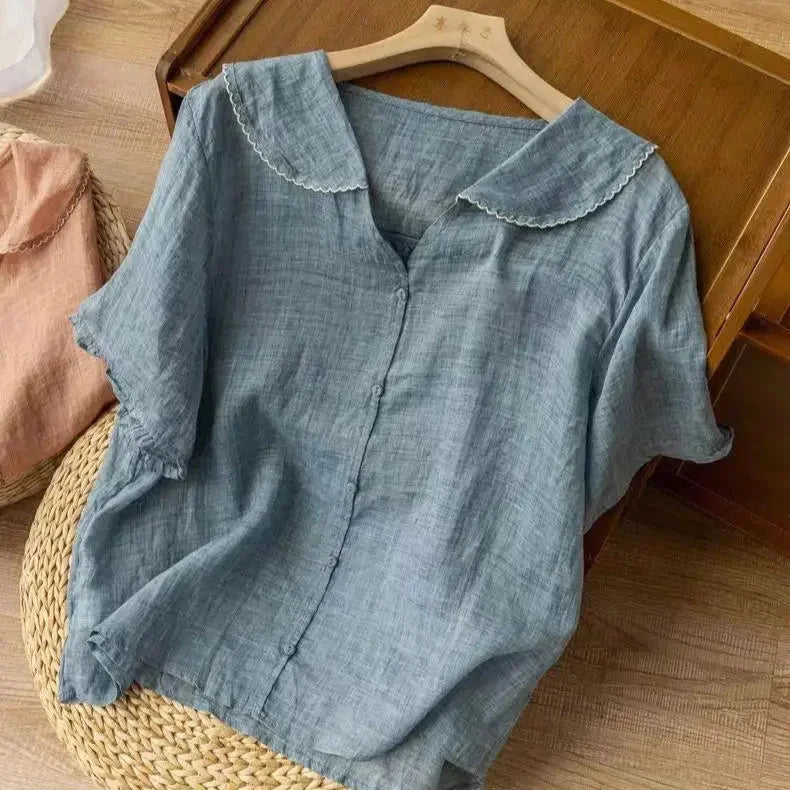Tiara Linen Blouse