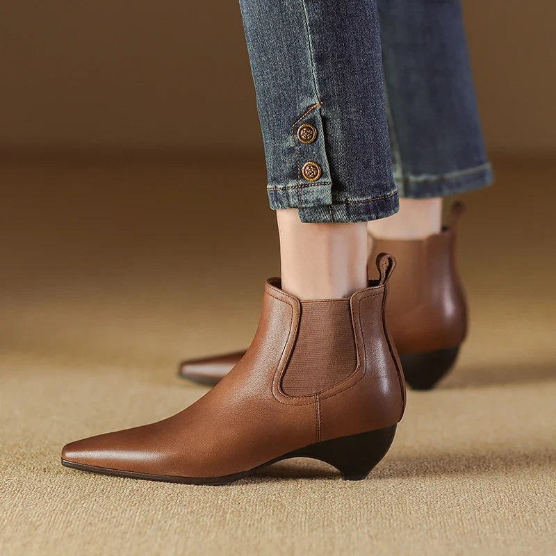 Laira Genuine Leather Boots