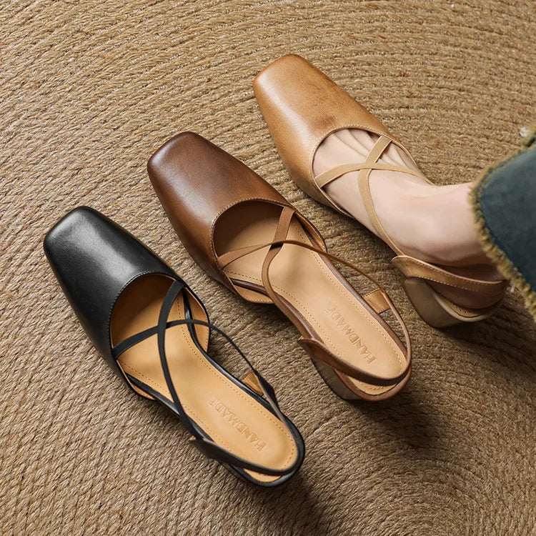 Petra Genuine Leather Heels