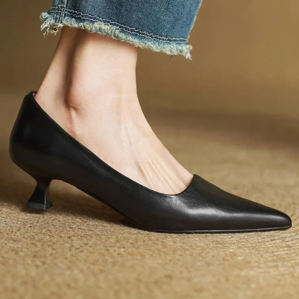Mirelle Genuine Leather Heels