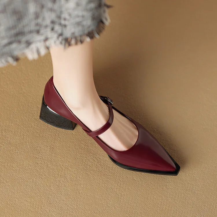 Allure Genuine Leather Heels