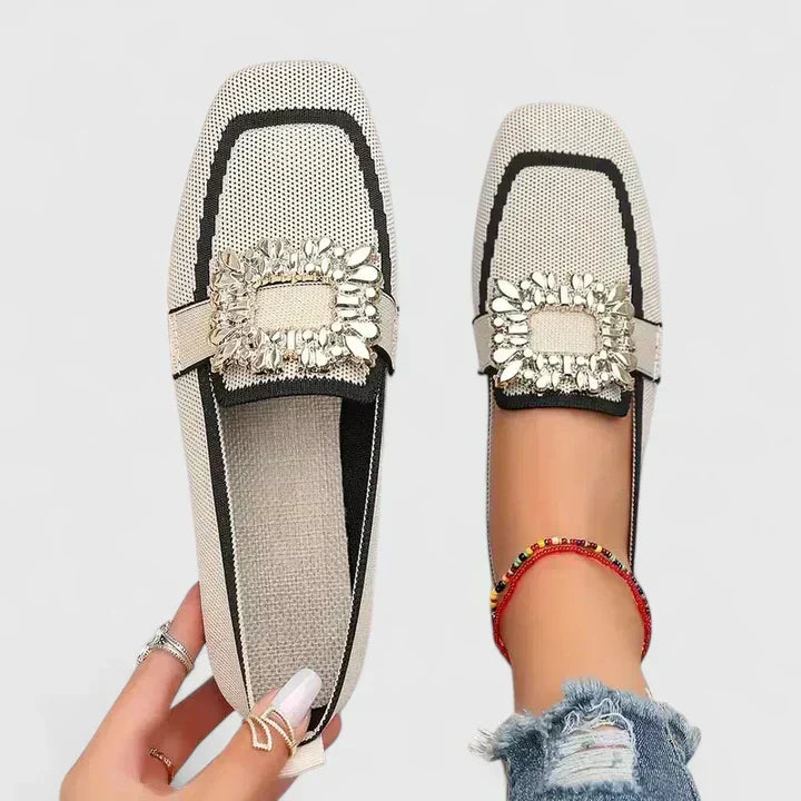 Women's Orthopedic Loafers with Cushioned Footbed and Shock-Absorbing Sole
