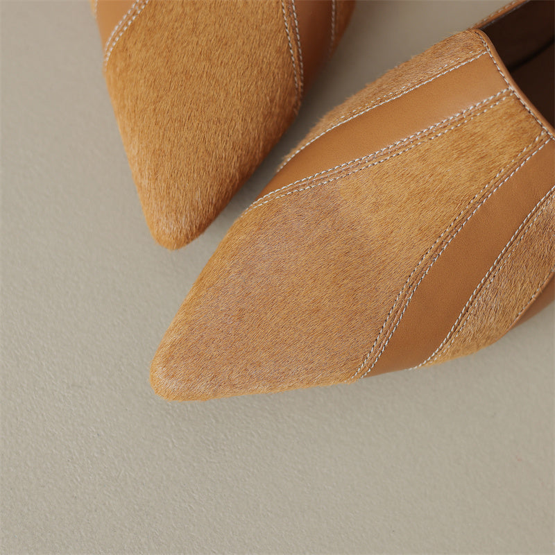 Klara Genuine Leather Flats