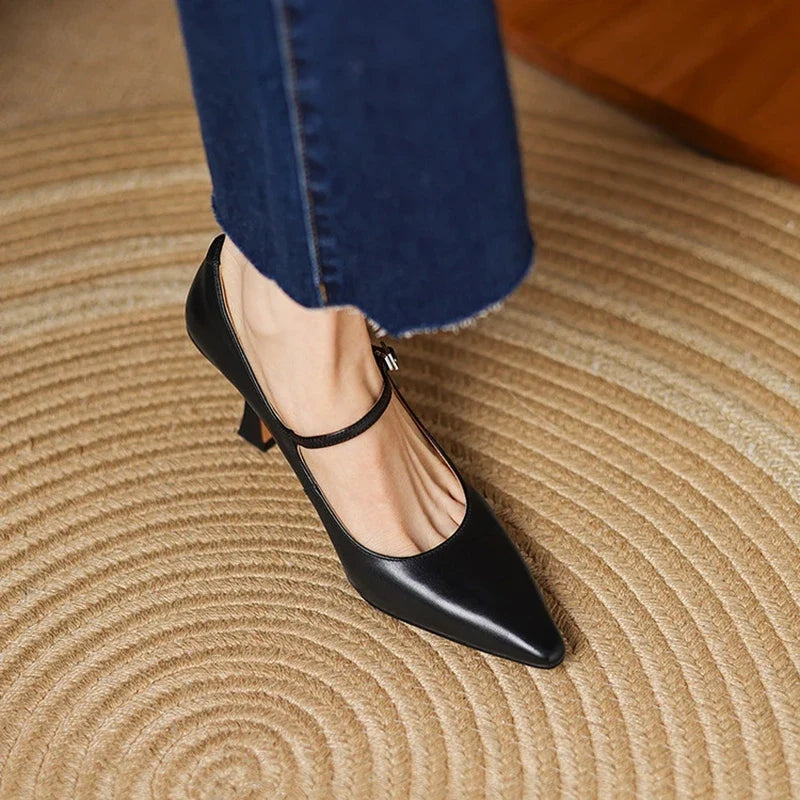 Samara Genuine Leather Heels