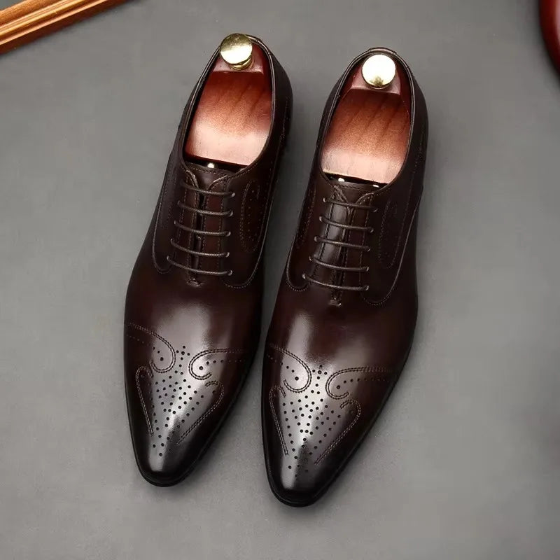 Tarz Genuine Leather Oxfords