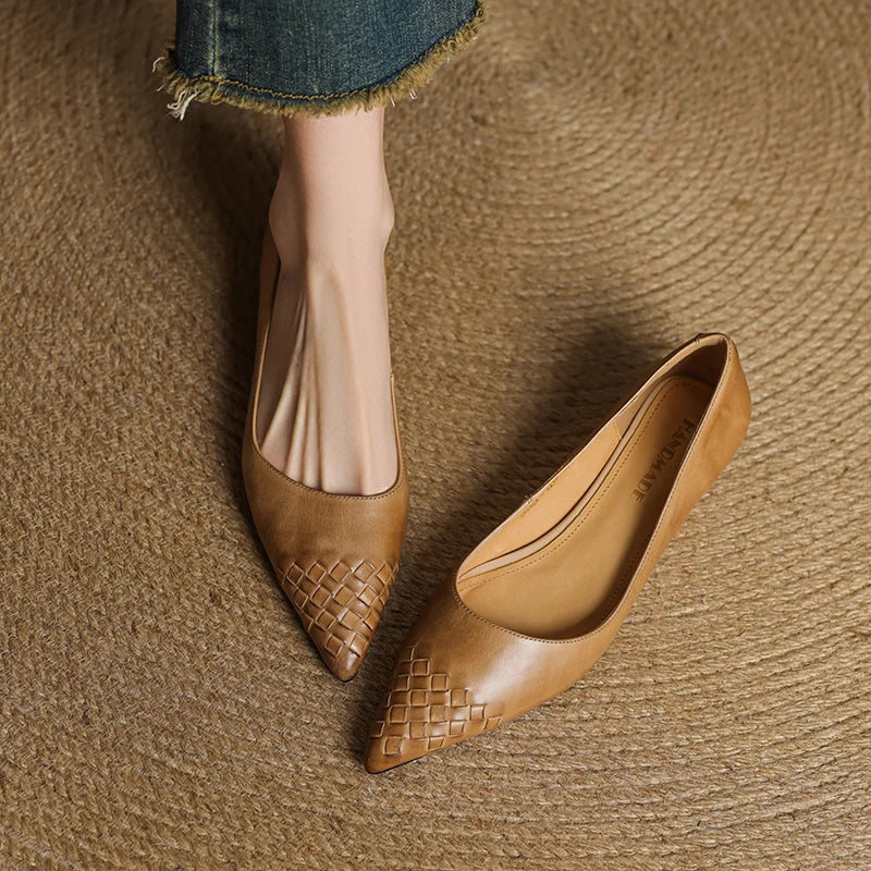 Zelith Genuine Leather Pumps