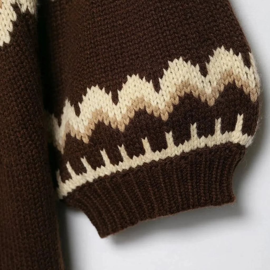 Florence Pattern Knit Top