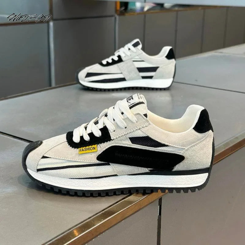 Piero | Men's Retro Sneakers with Dynamic Design