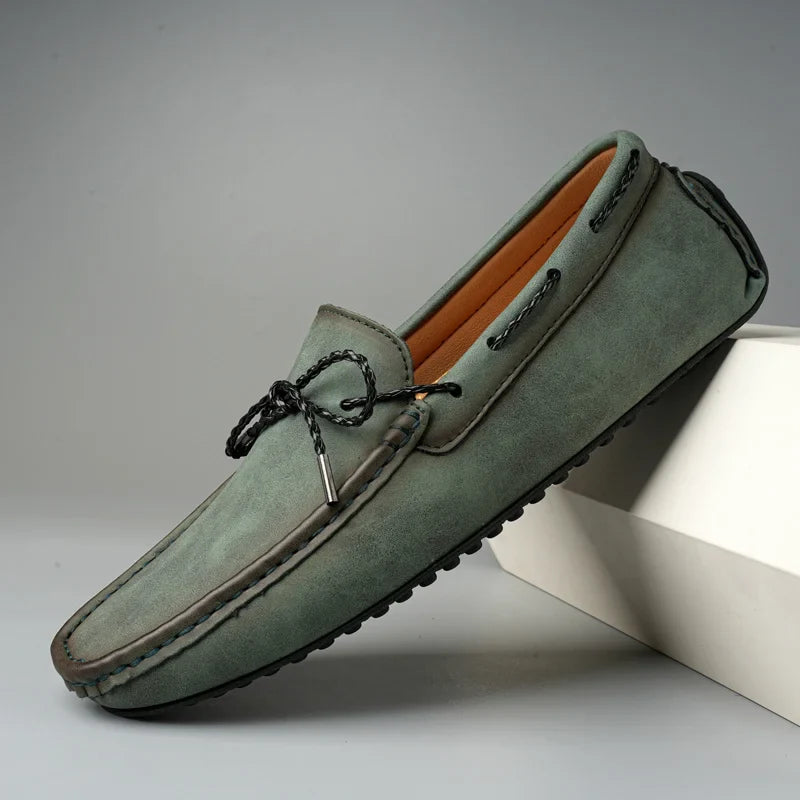 Alviero Leather Loafers