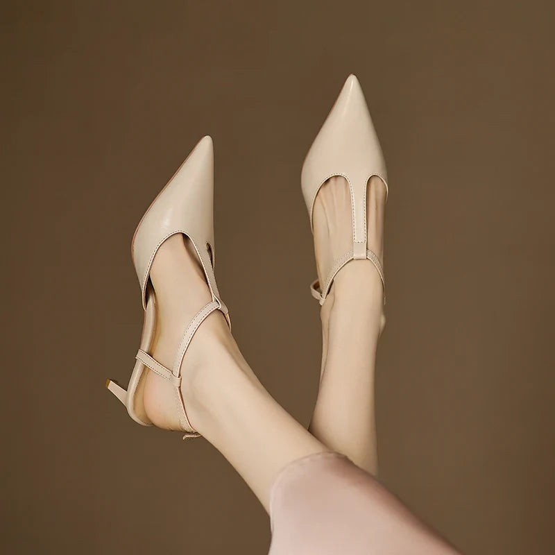 Serava Genuine Leather Heels