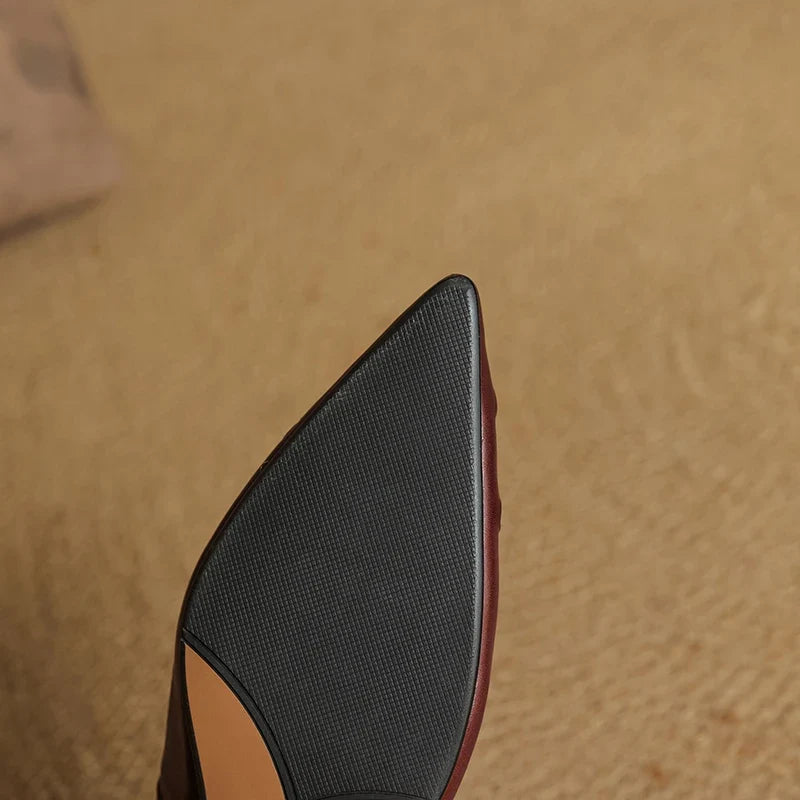 Zelith Genuine Leather Pumps