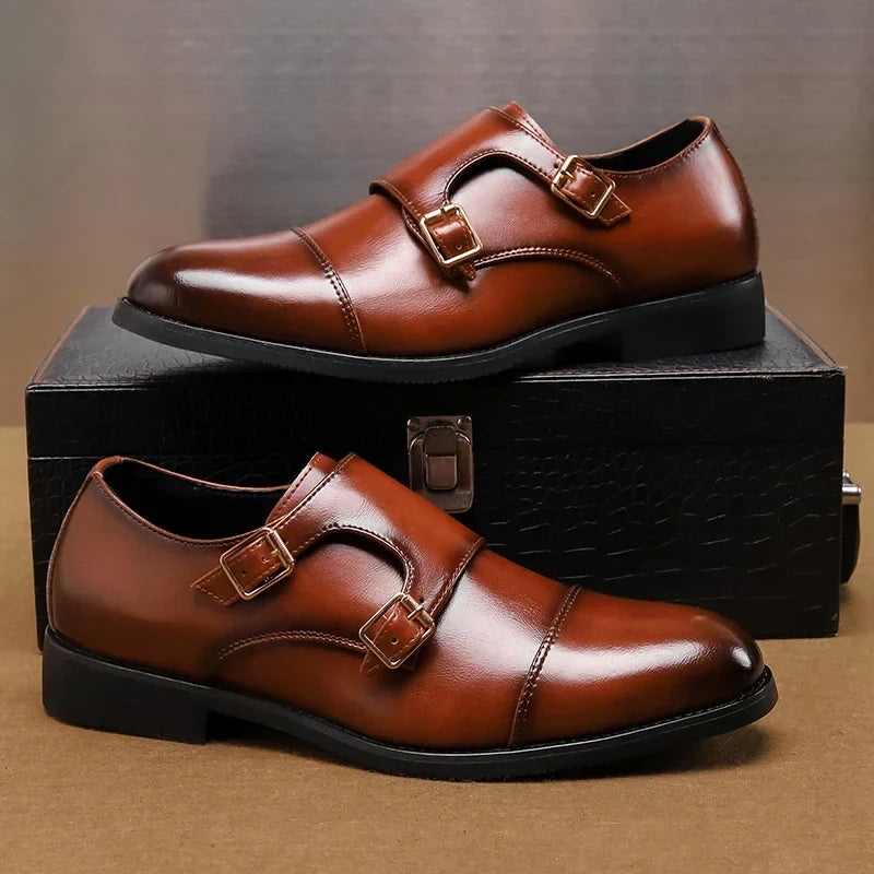 Grandeur Monk Strap Shoes