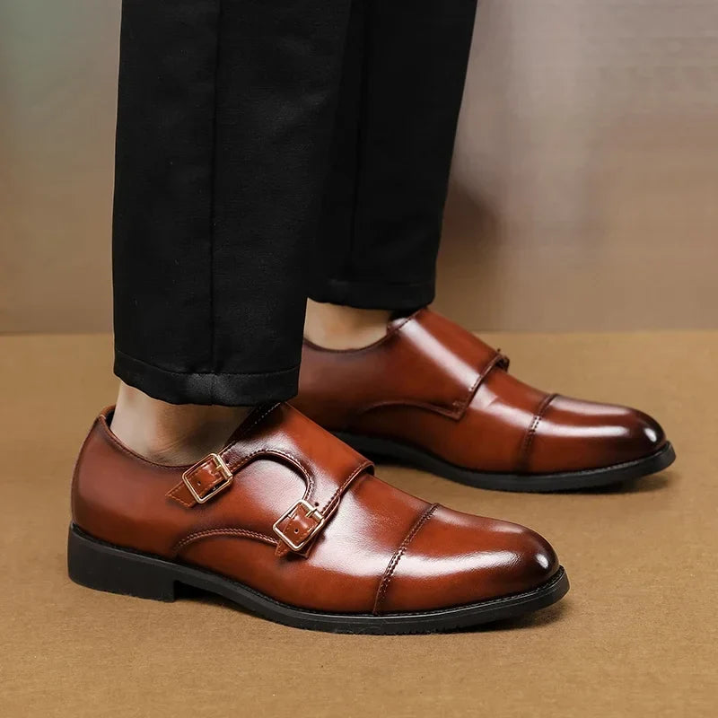 Grandeur Monk Strap Shoes