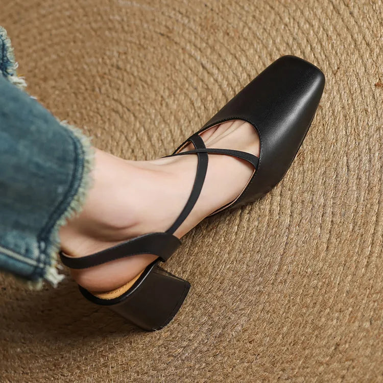 Petra Genuine Leather Heels