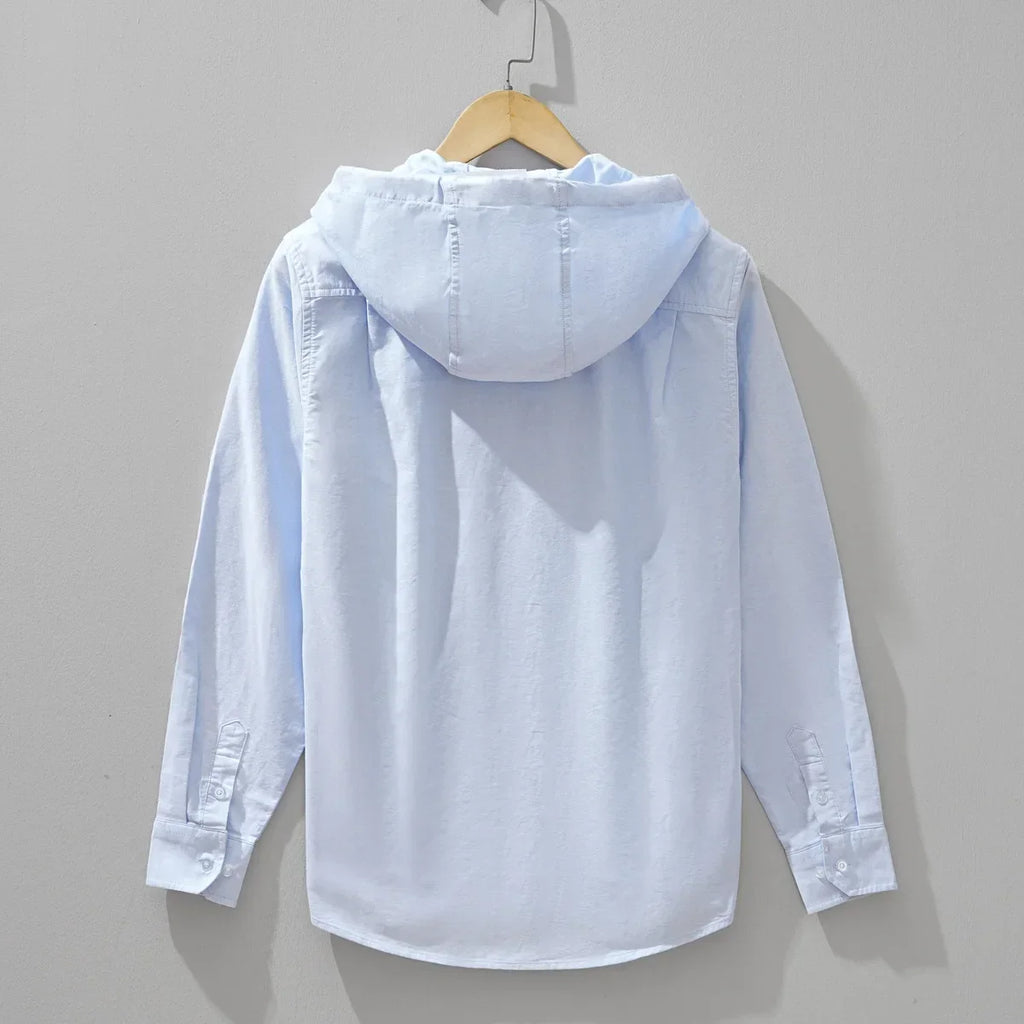 Sunveil Hooded Linen Shirt
