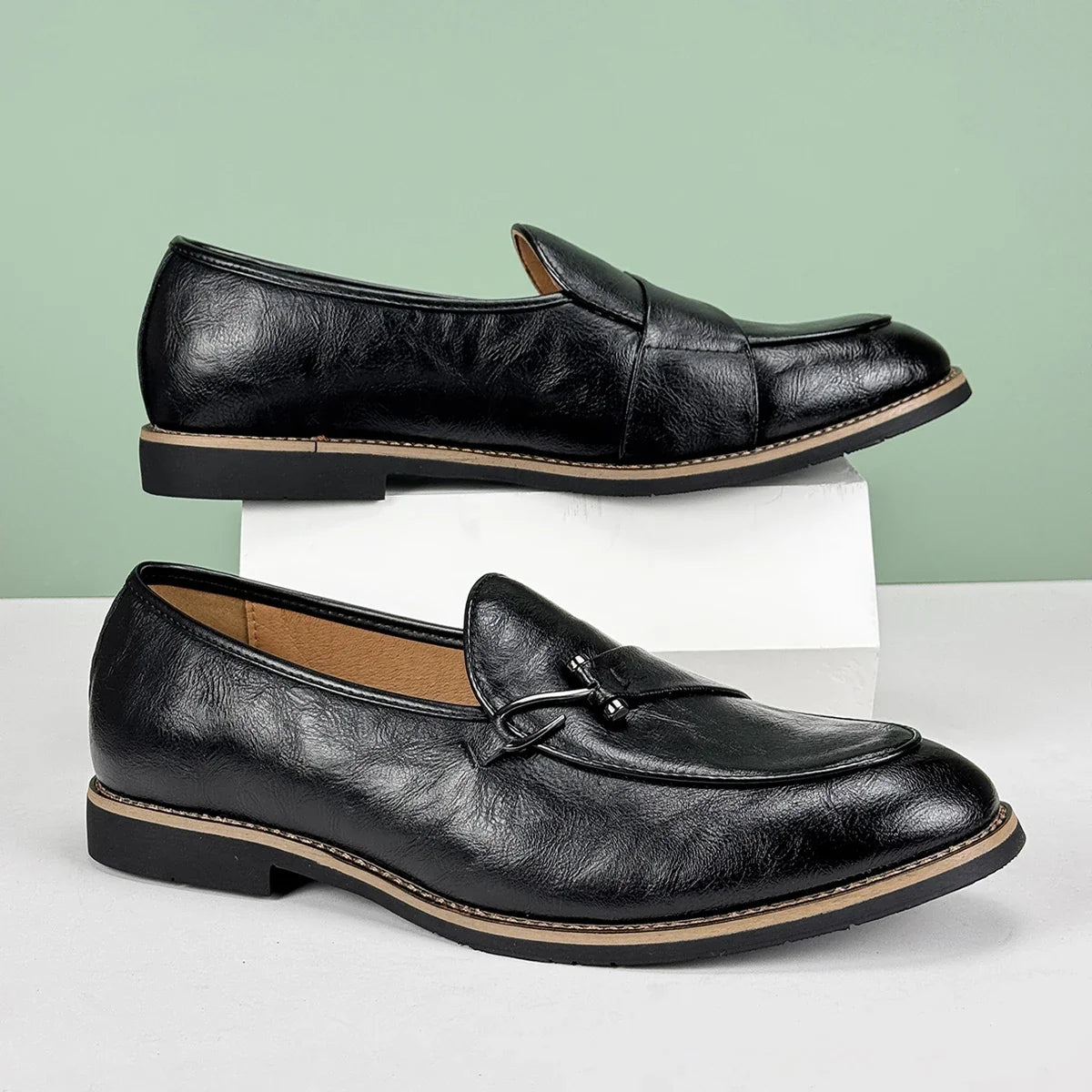Pelle D'Oro Leather Loafers