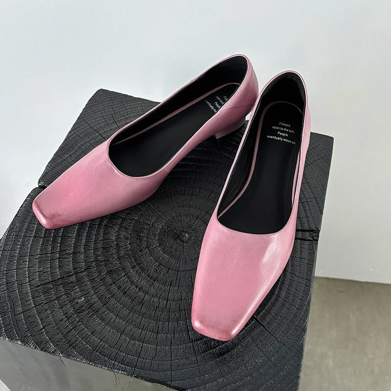 Nicole Genuine Leather Pumps