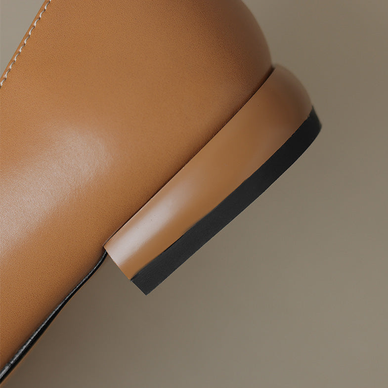 Klara Genuine Leather Flats