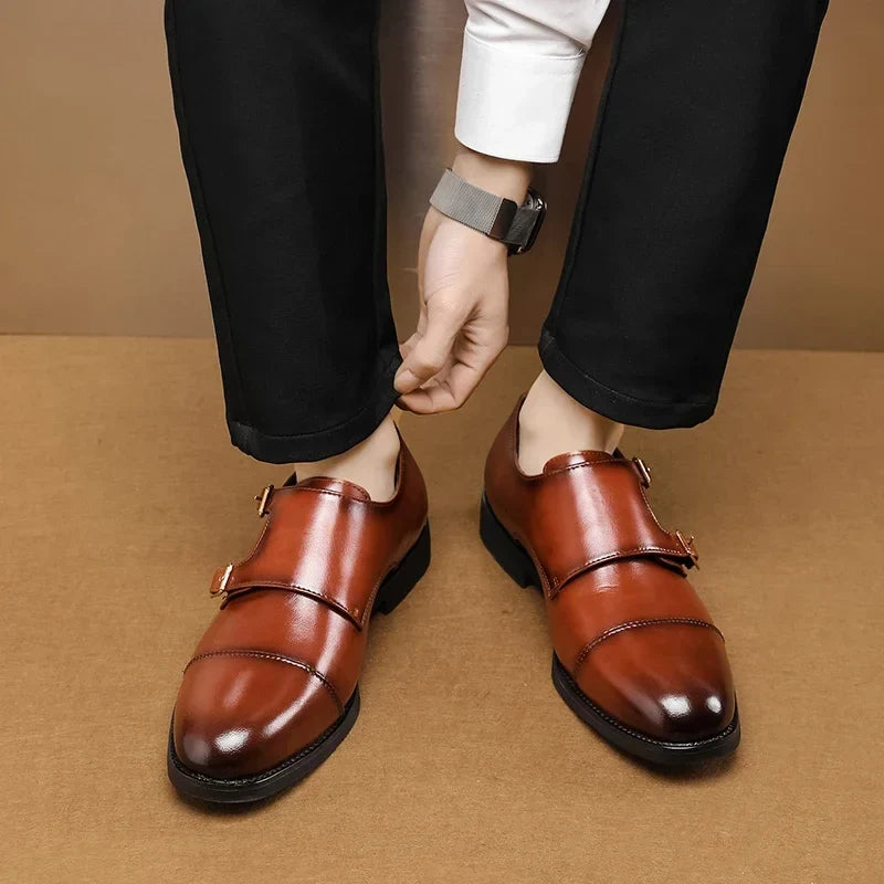 Grandeur Monk Strap Shoes