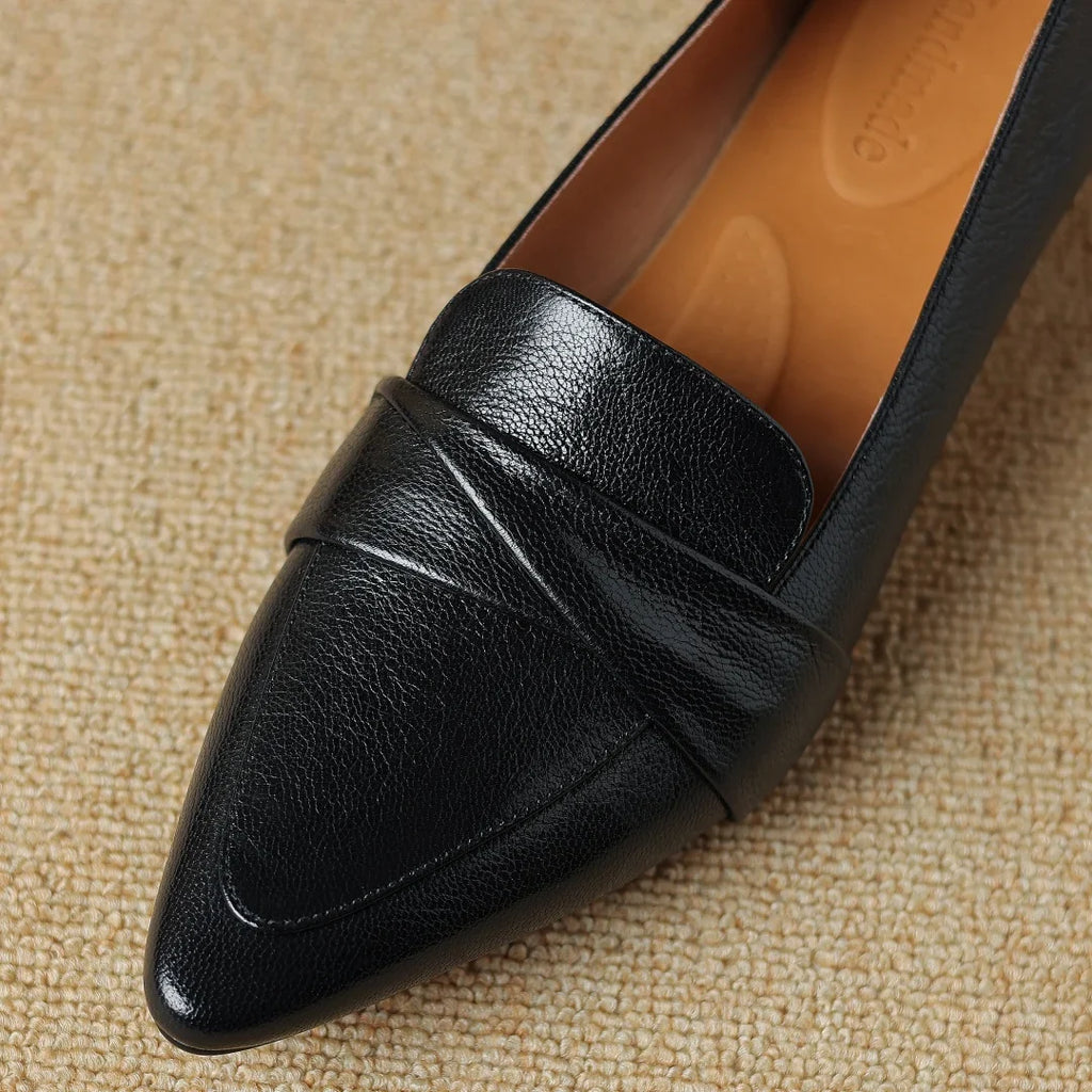 Naira Genuine Leather Pumps