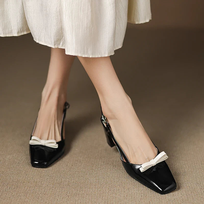 Melani Genuine Leather Heels