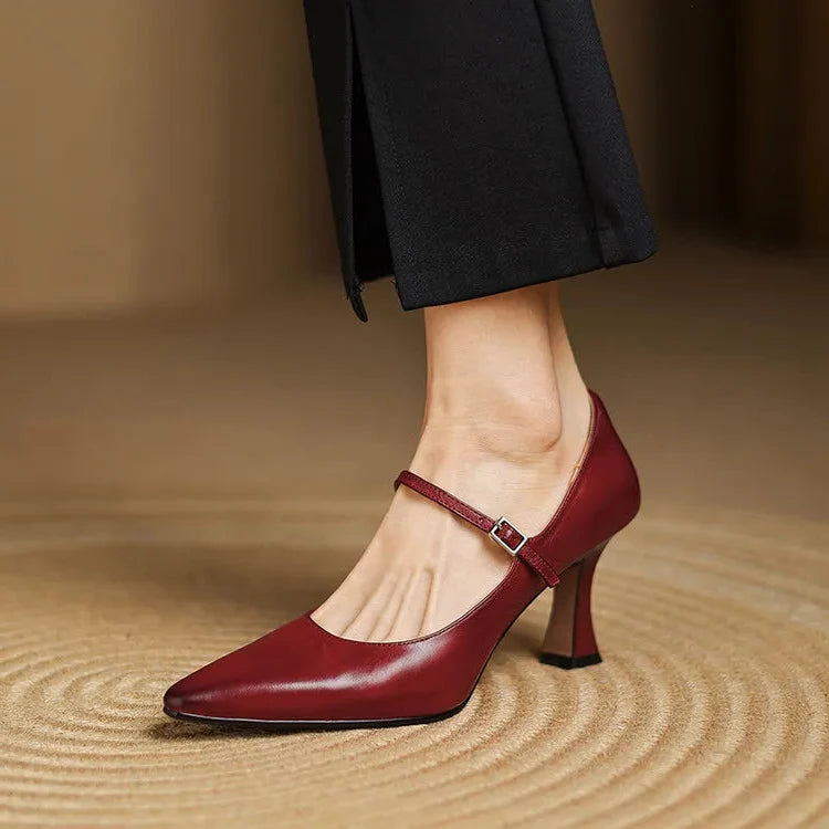 Samara Genuine Leather Heels