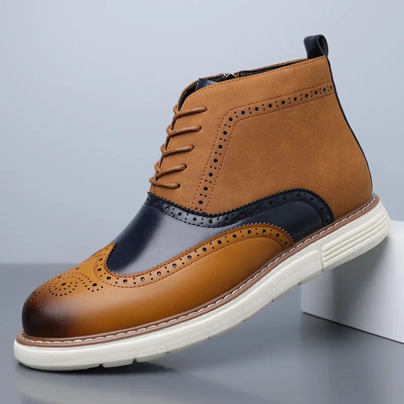 Raven Leather Boots