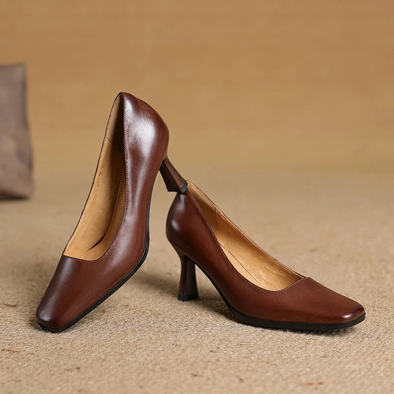 Diara Genuine Leather Heels