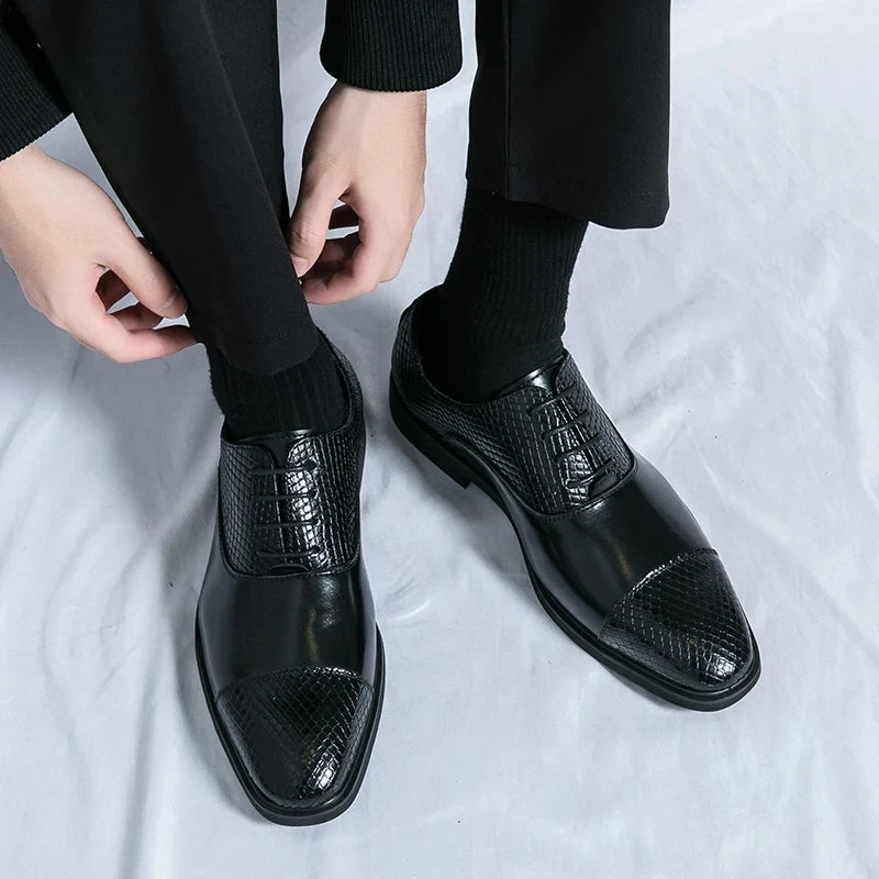 Slyther Genuine Leather Brogues