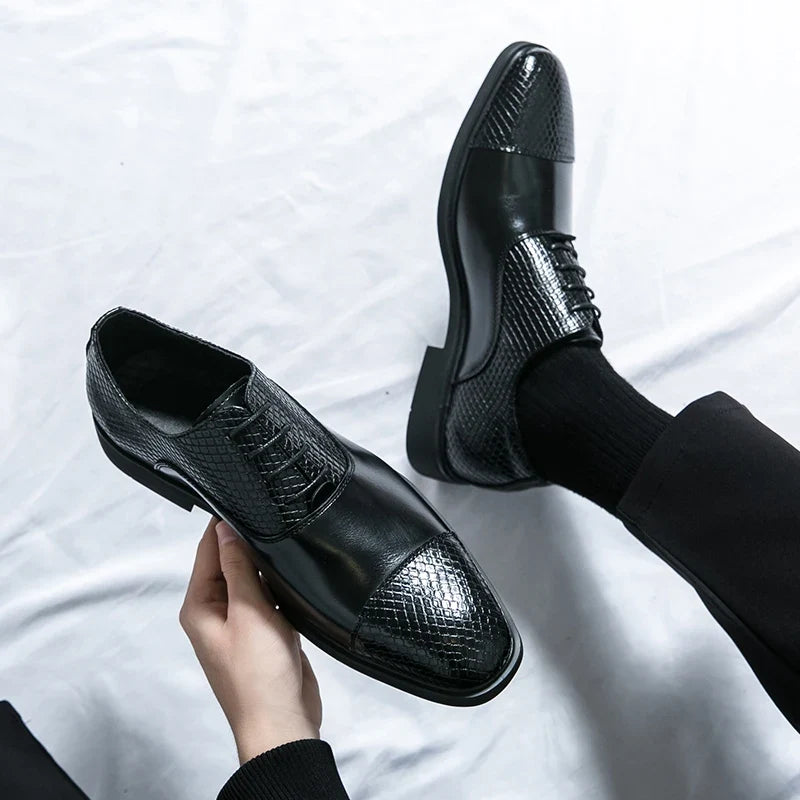 Slyther Genuine Leather Brogues
