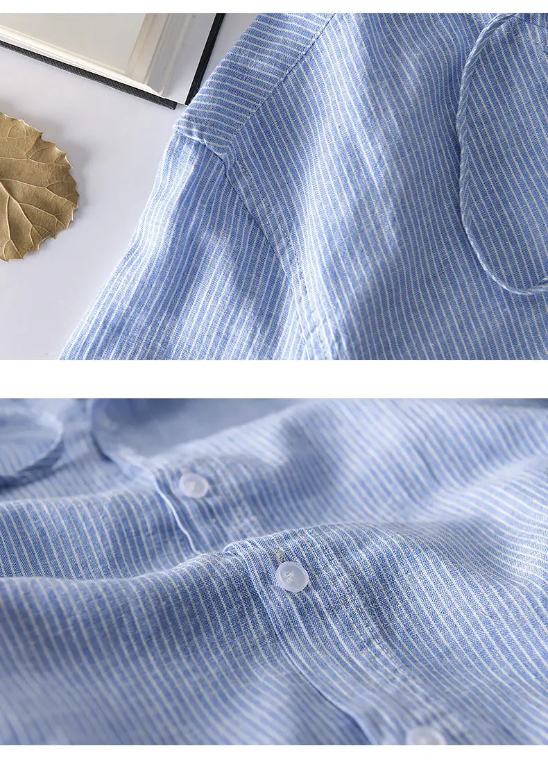Ward Linen Hooded Shirt