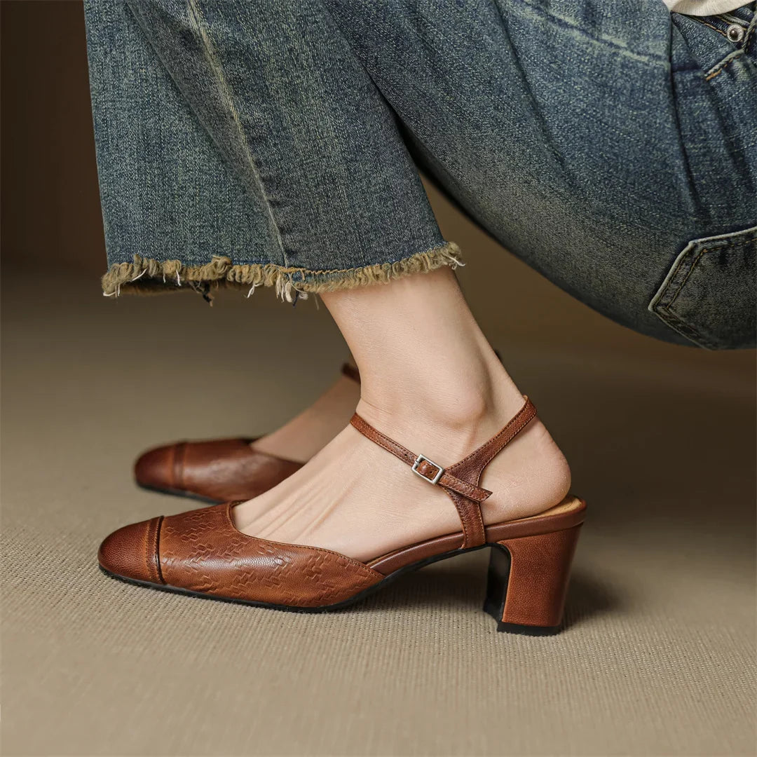 Valery Genuine Leather Pumps