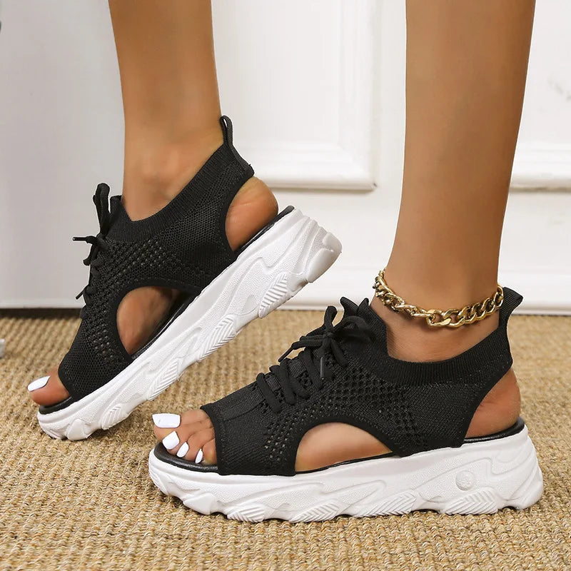 Women's Orthopedic Cushioned Sandals with Adjustable Straps and Ergonomic Support