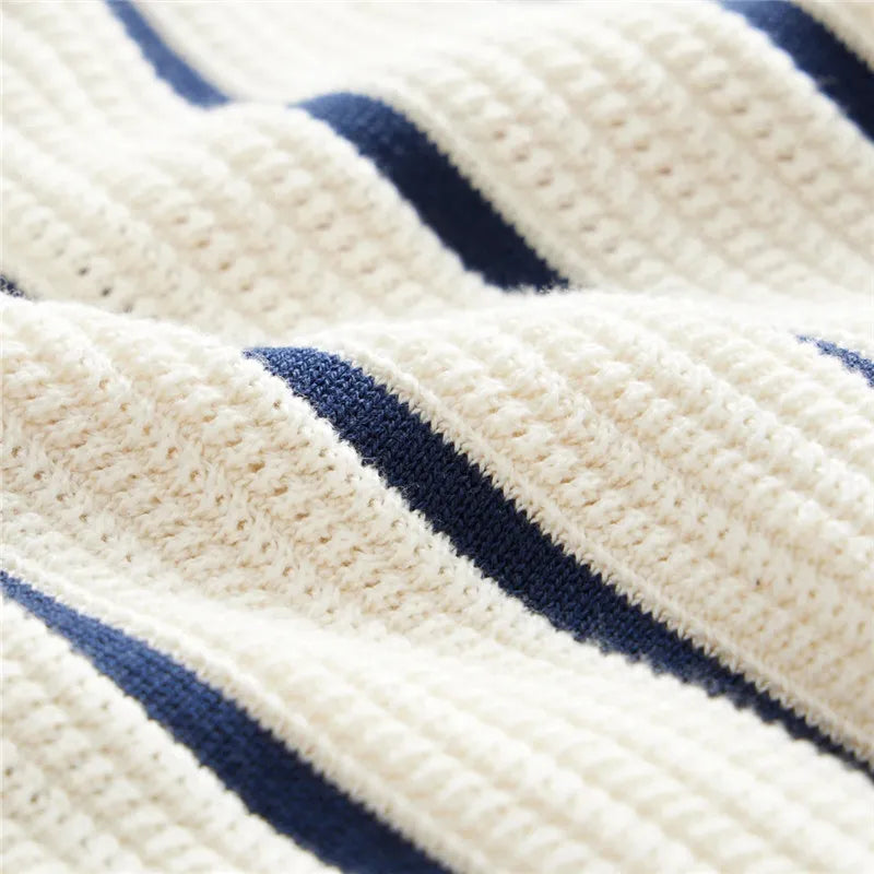 Portofino Striped Cotton Knit Polo