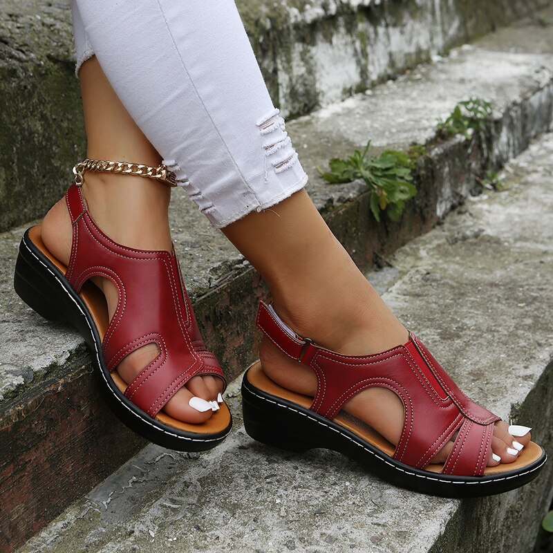 Women's Orthopedic Sandals with Tri-Arch Support and Gel Insole