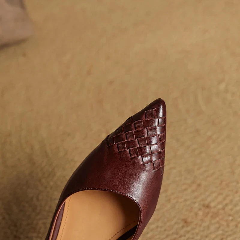 Zelith Genuine Leather Pumps