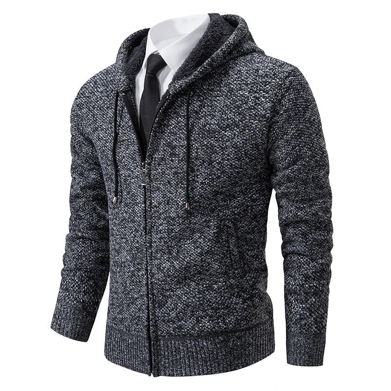 FLEECE ZIP CARDIGAN