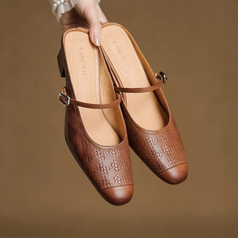 Berla Genuine Leather Mules