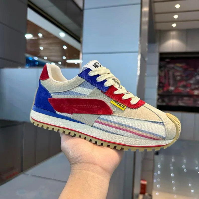 Piero | Men's Retro Sneakers with Dynamic Design