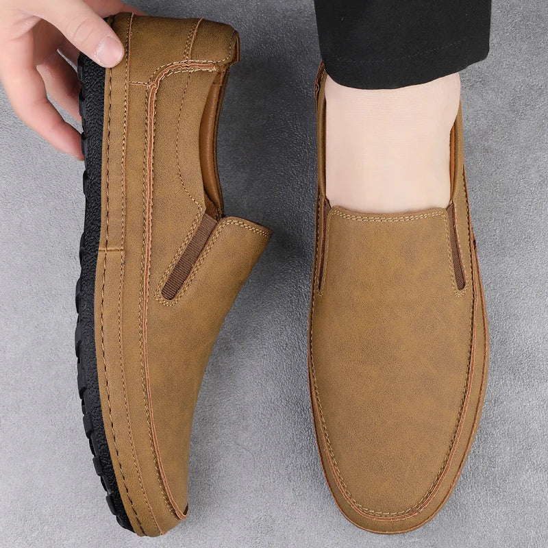 Larvis Genuine Leather Loafers
