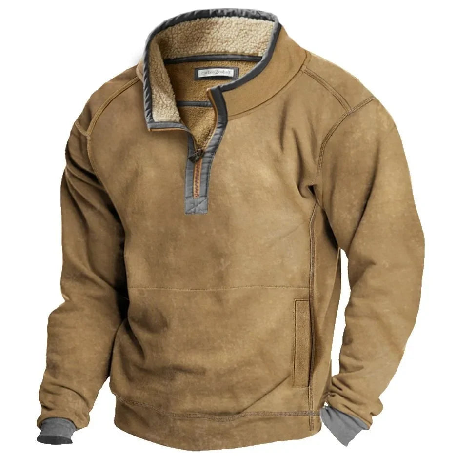 COZY WINTER ZIP SWEATER FOR MEN