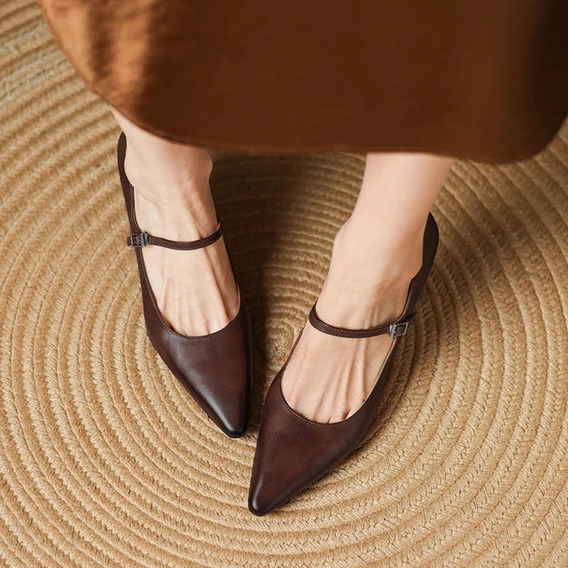 Samara Genuine Leather Heels