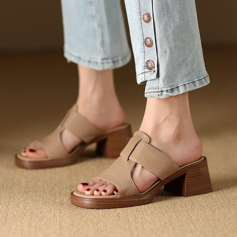 Enara Genuine Leather Sandals