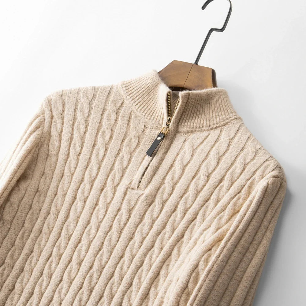 The L'Artisan Wool Quarter Zip