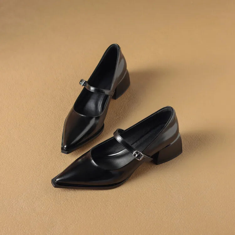 Allure Genuine Leather Heels