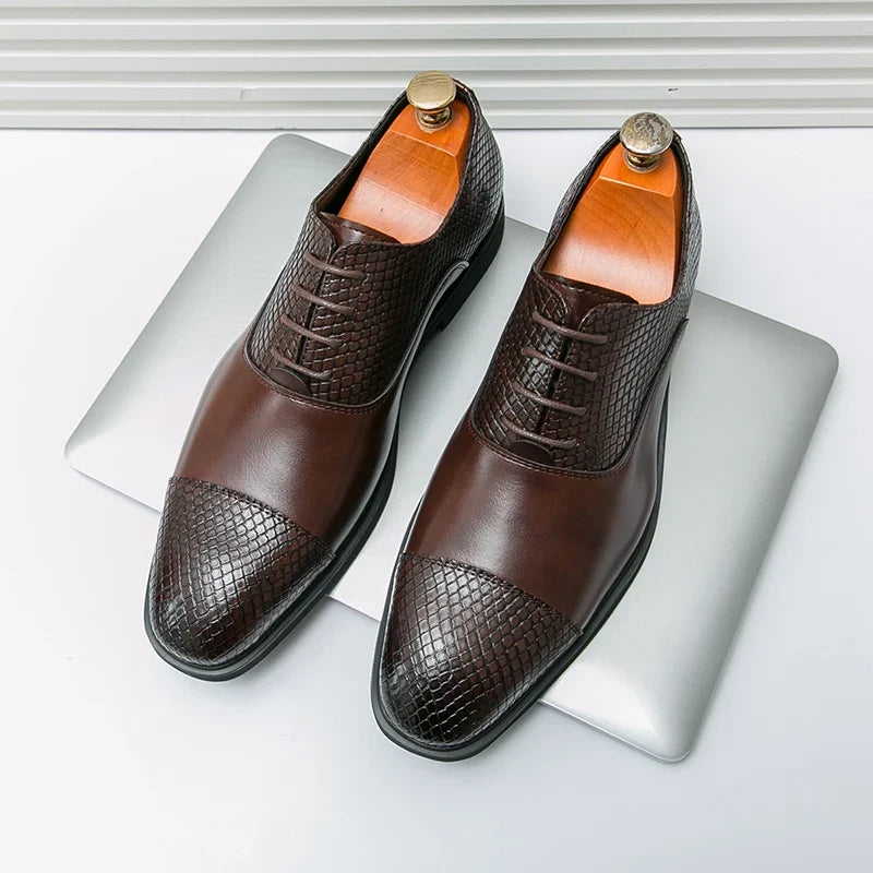 Slyther Genuine Leather Brogues