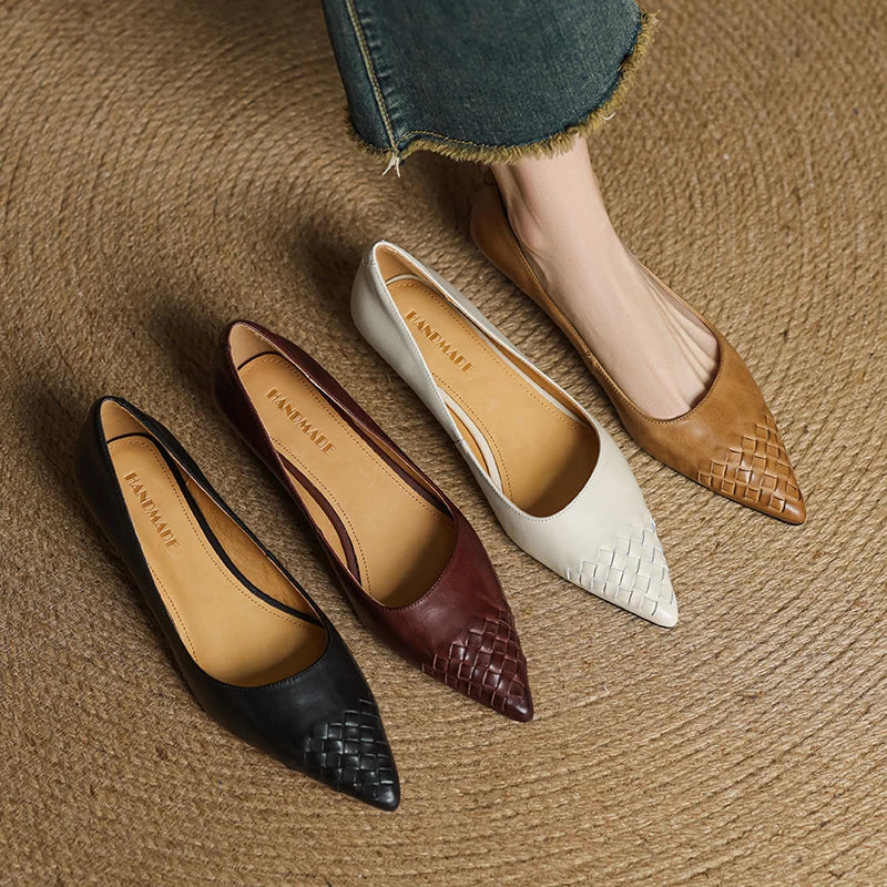 Zelith Genuine Leather Pumps