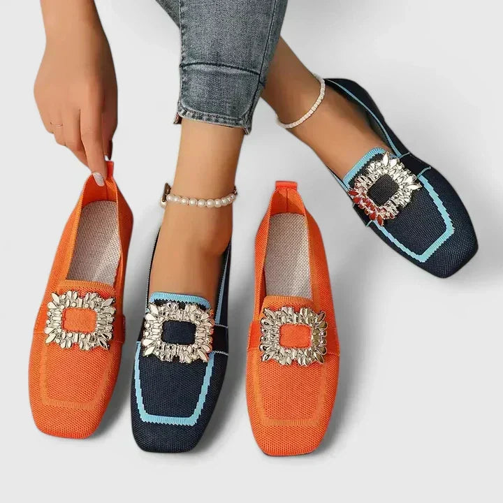 Women's Orthopedic Loafers with Cushioned Footbed and Shock-Absorbing Sole