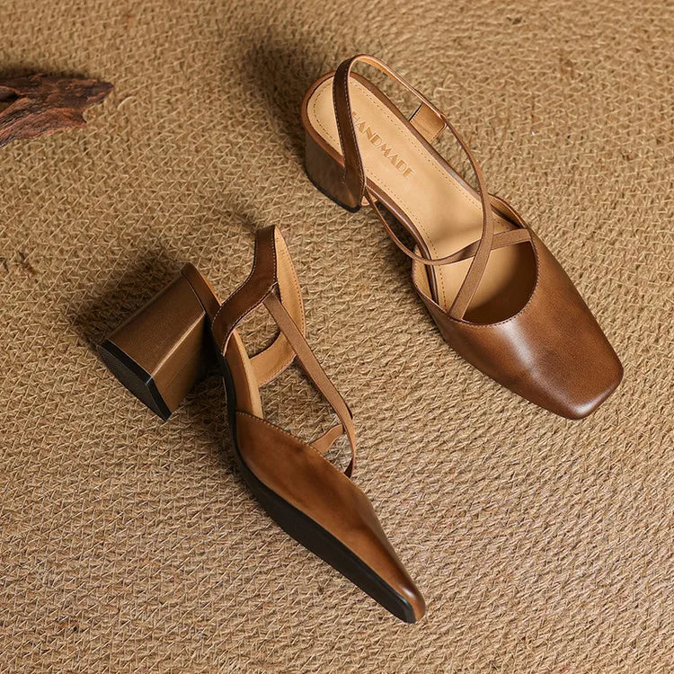 Petra Genuine Leather Heels